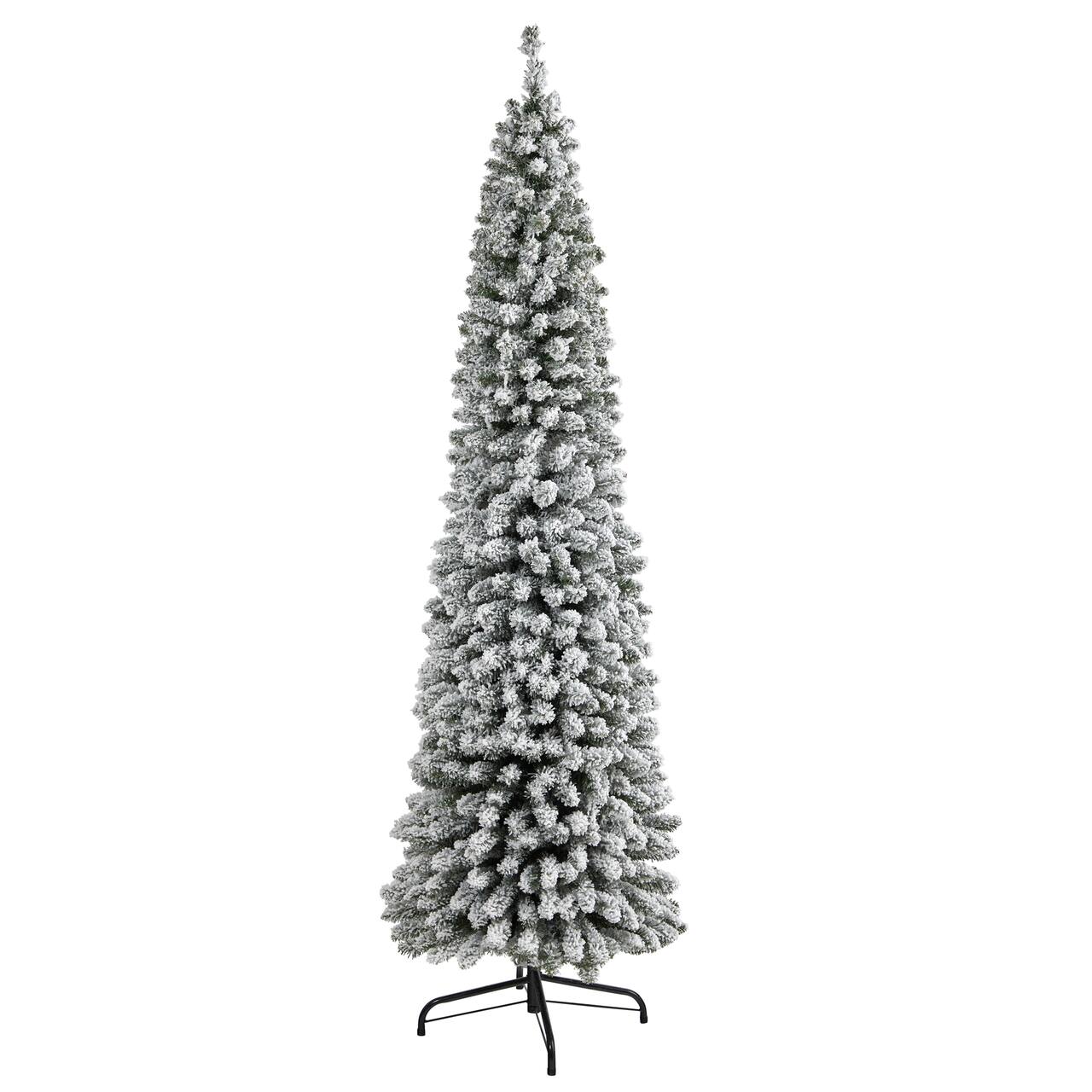 7ft. Unlit Flocked Artificial Christmas Tree